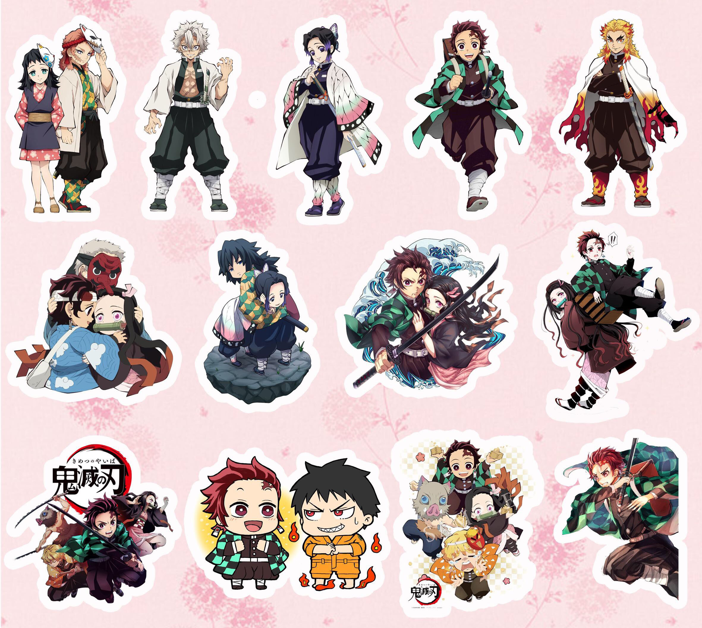 ảnh sticker Kimetsu no Yaiba 13 - 16  ảnh