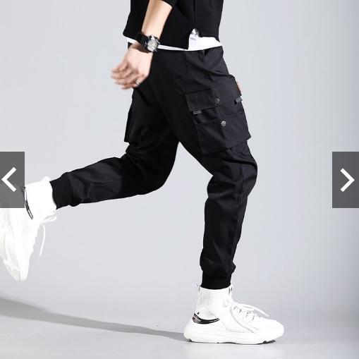 Quần jogger nam túi hộp chất kaki mềm mịn, phong cách bền đẹp