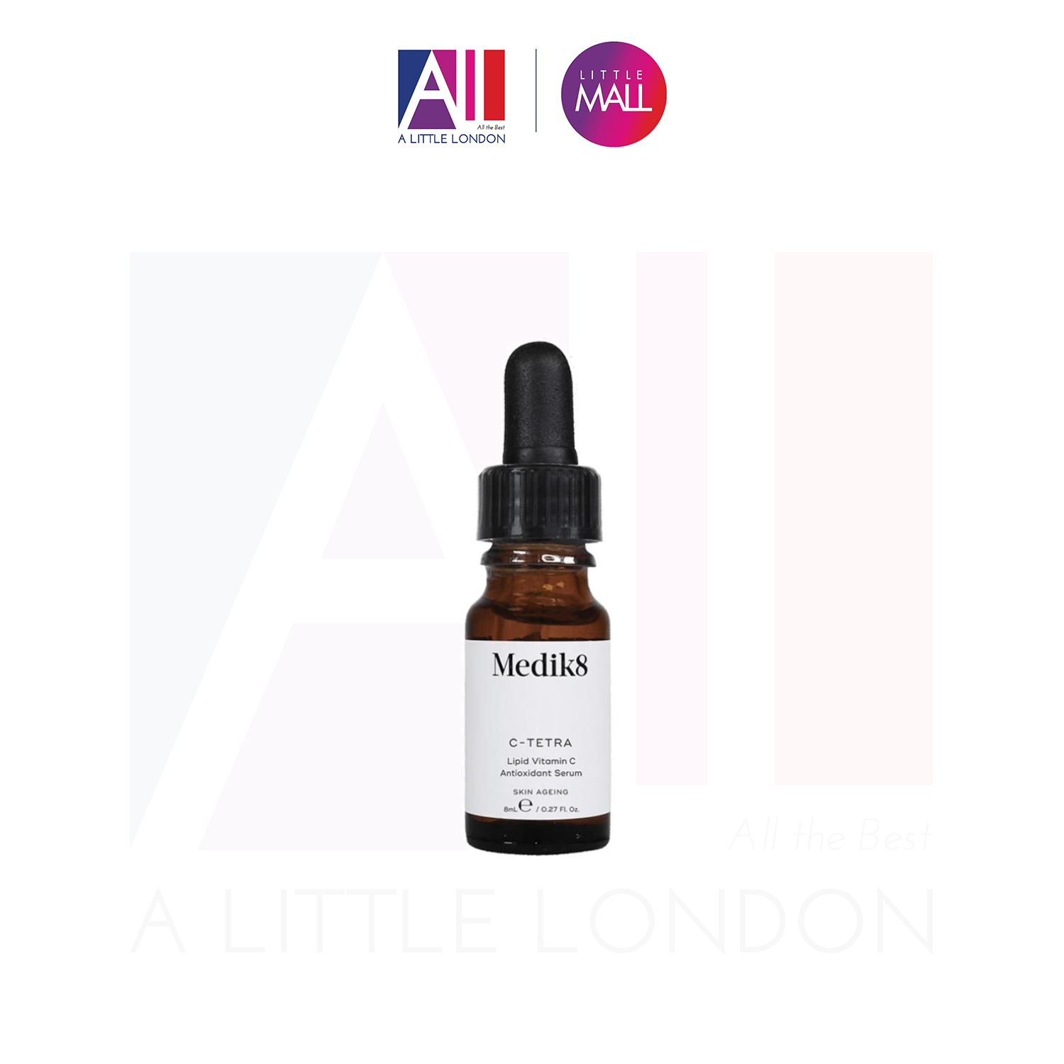 Tinh chất làm sáng đều màu da Medik8 C-Tetra Luxe Lipid Vitamin C Enhanced Radiance Serum 8ml (Bill Anh)