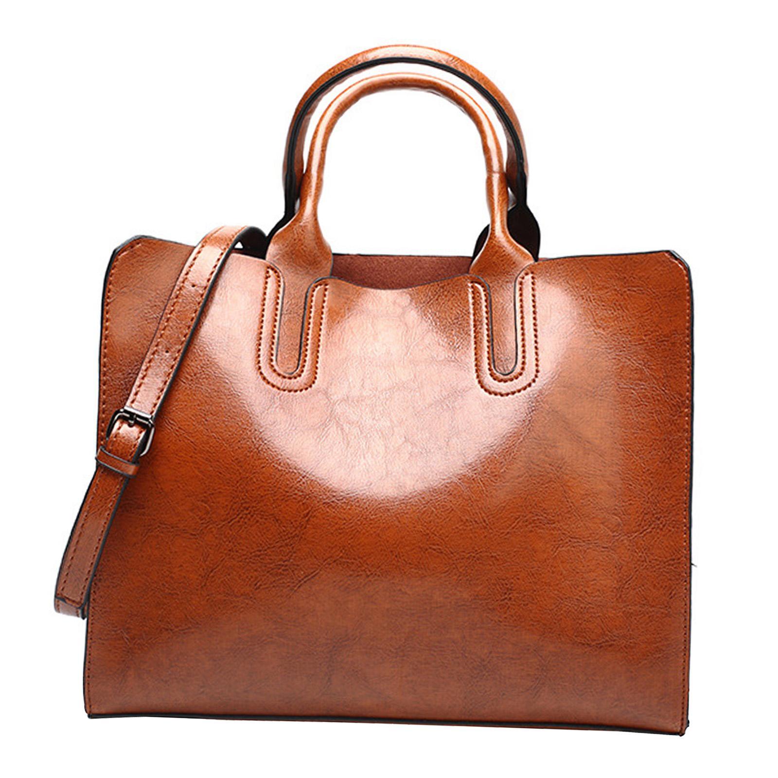 Fashion Womens Leather Handbag Top Handle Tote Satchel Shopping Bags for Holiday Casual