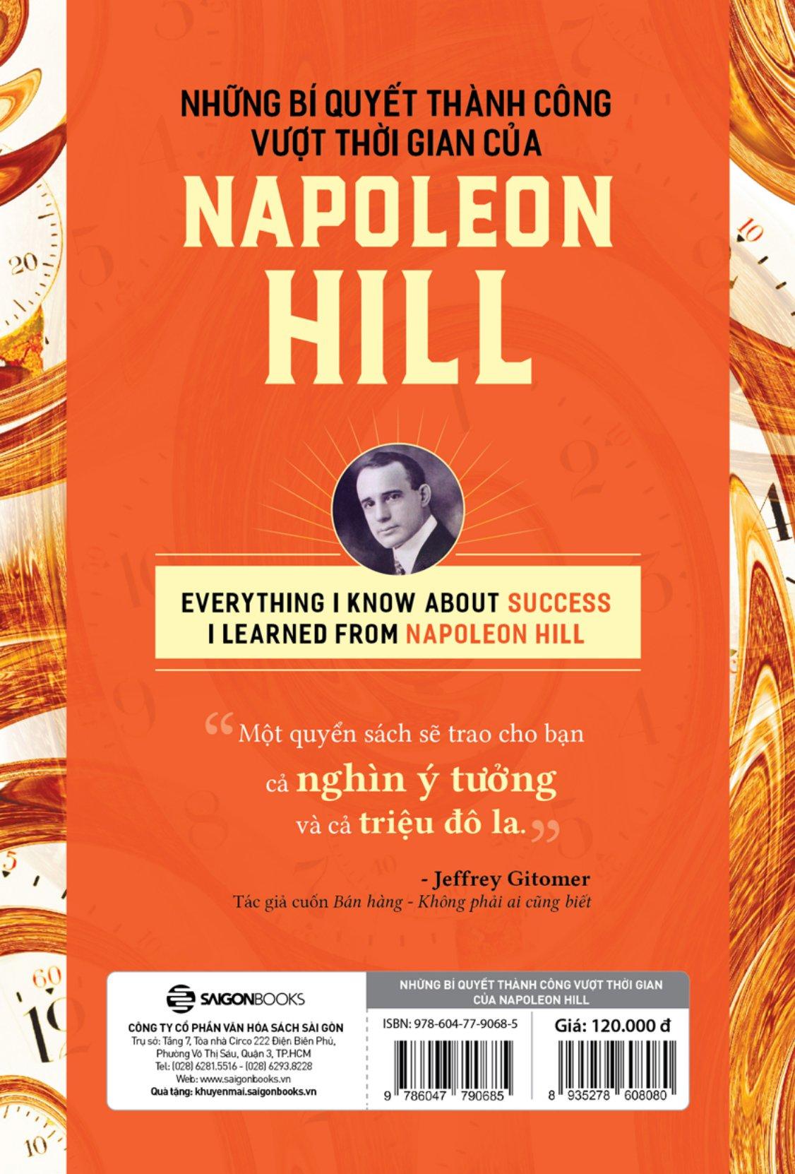 Những Bí Quyết Thành Công Vượt Thời Gian Của Napoleon Hill (Tái Bản 2023)