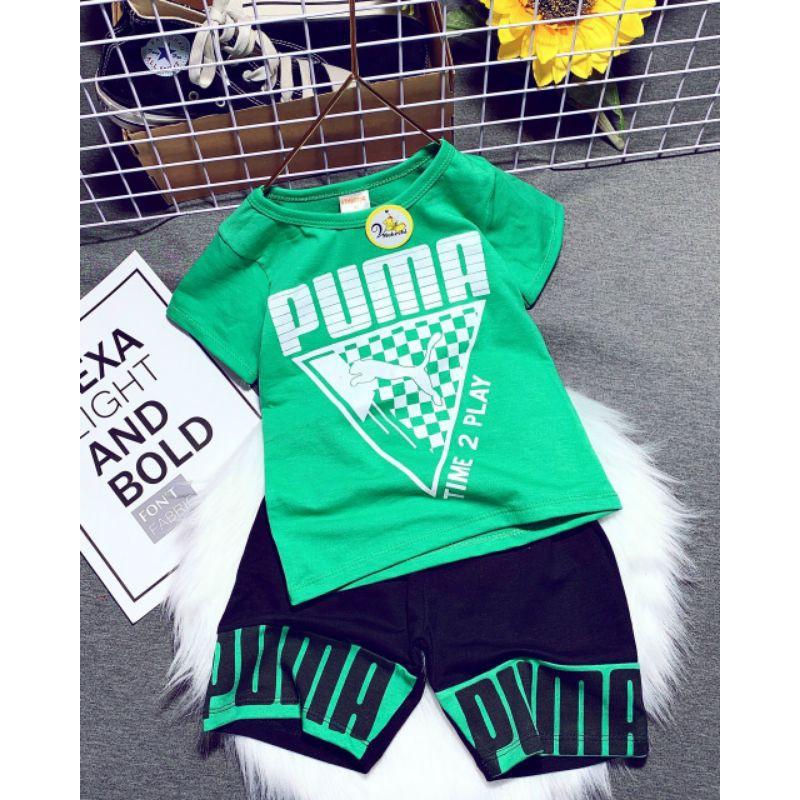 Bộ Cộc Tay Bé Trai Cotton 4 Chiều 12-25kg