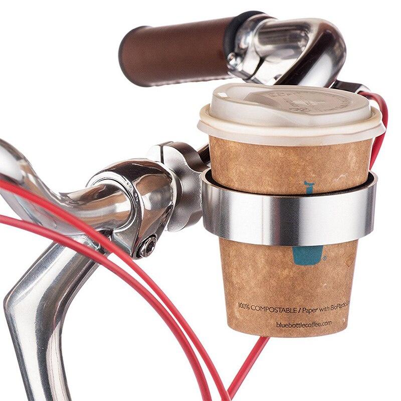 Bicycle Bottle Holder Bike Coffee Cup Holder Tea Cup Holder Bicycle Handlebar Rack Bracket Bottle Cage Bottle Holder