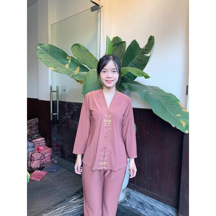 ĐỒ LAM ĐI CHÙA Pháp Phục Phật Giáo LẮC Nẹp