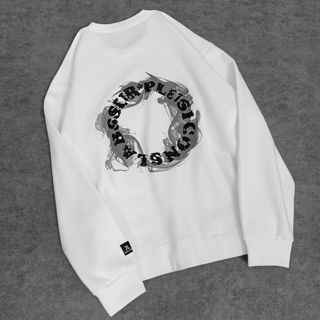 Áo Sweater Oversize Alusi, JACKLANE, Áo nỉ chui đầu Unisex Jack Lane