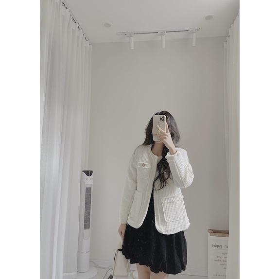 Áo khoác dạ tweed siêu xinh by samhyewear