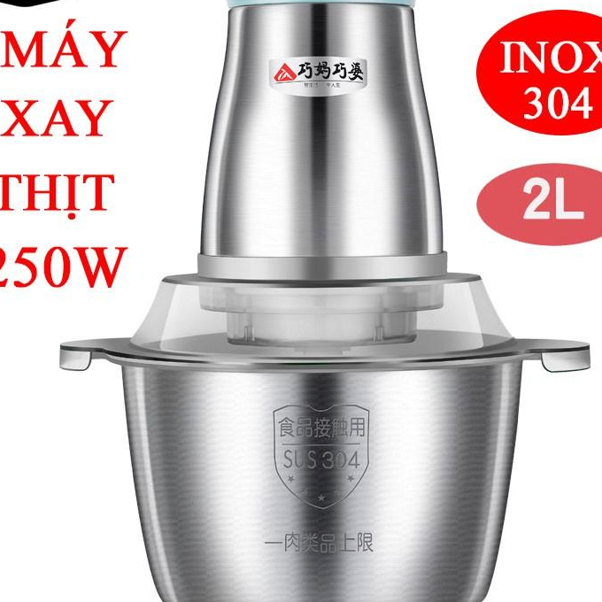 Máy Xay Thịt Loại 2L Và 3L - Máy Xay Thịt Đa Năng, Thực Phẩm, Trái Cây, Hoa Quả Cao Cấp