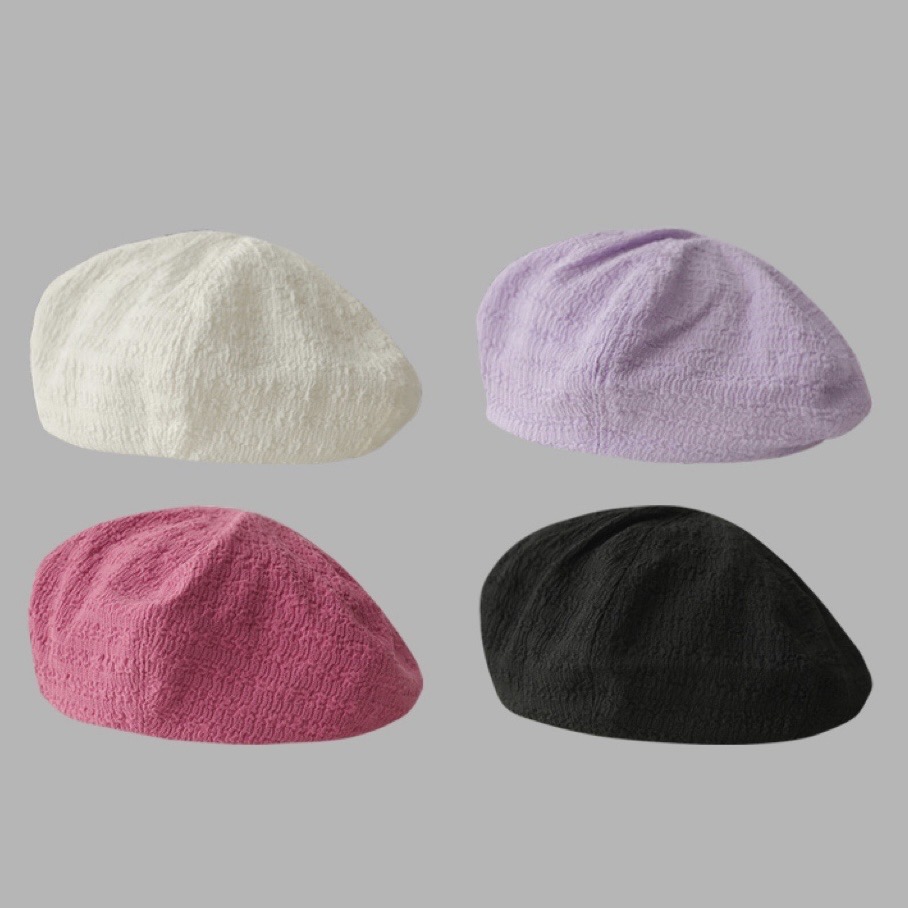 Mũ nồi mũ beret nữ nhiều màu phong cách hàn quốc