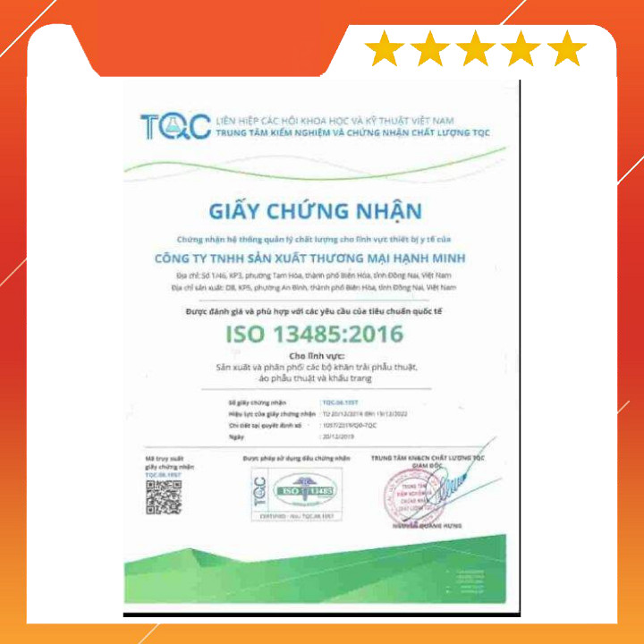 Khẩu trang y tế Hamita 3 lớp (Hộp 50 cái) HMT7 - ISO13485, CE, FDA - Tỷ lệ chống nhiễm khuẩn 99,9%, Thông thoáng, không gây đau tai, không kích ứng da