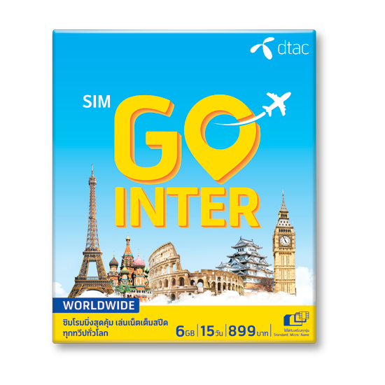 Sim du lịch 78 nước Có 6GB Data - 15 ngày sử dụng
