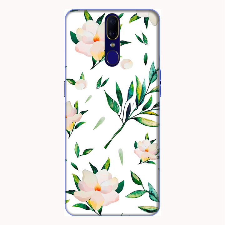 Ốp lưng dành cho điện thoại Oppo F11 hình Hoa Xanh - Hàng chính hãng