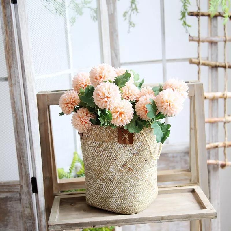 Bó Hoa Giả Dùng Trang Trí Nội Thất Phong Cách Tinh Tế Sang Trọng