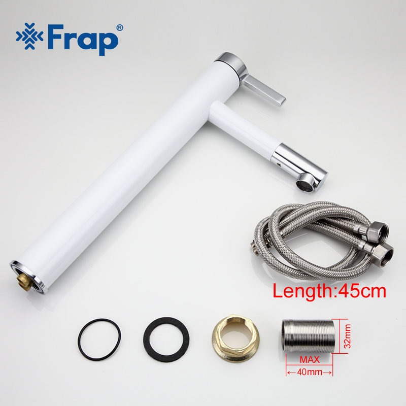 VÒI LAVABO CAO PHỦ SỨ NHẬP KHẨU NGA FRAP F1052-15 - HÀNG CHÍNH HÃNG
