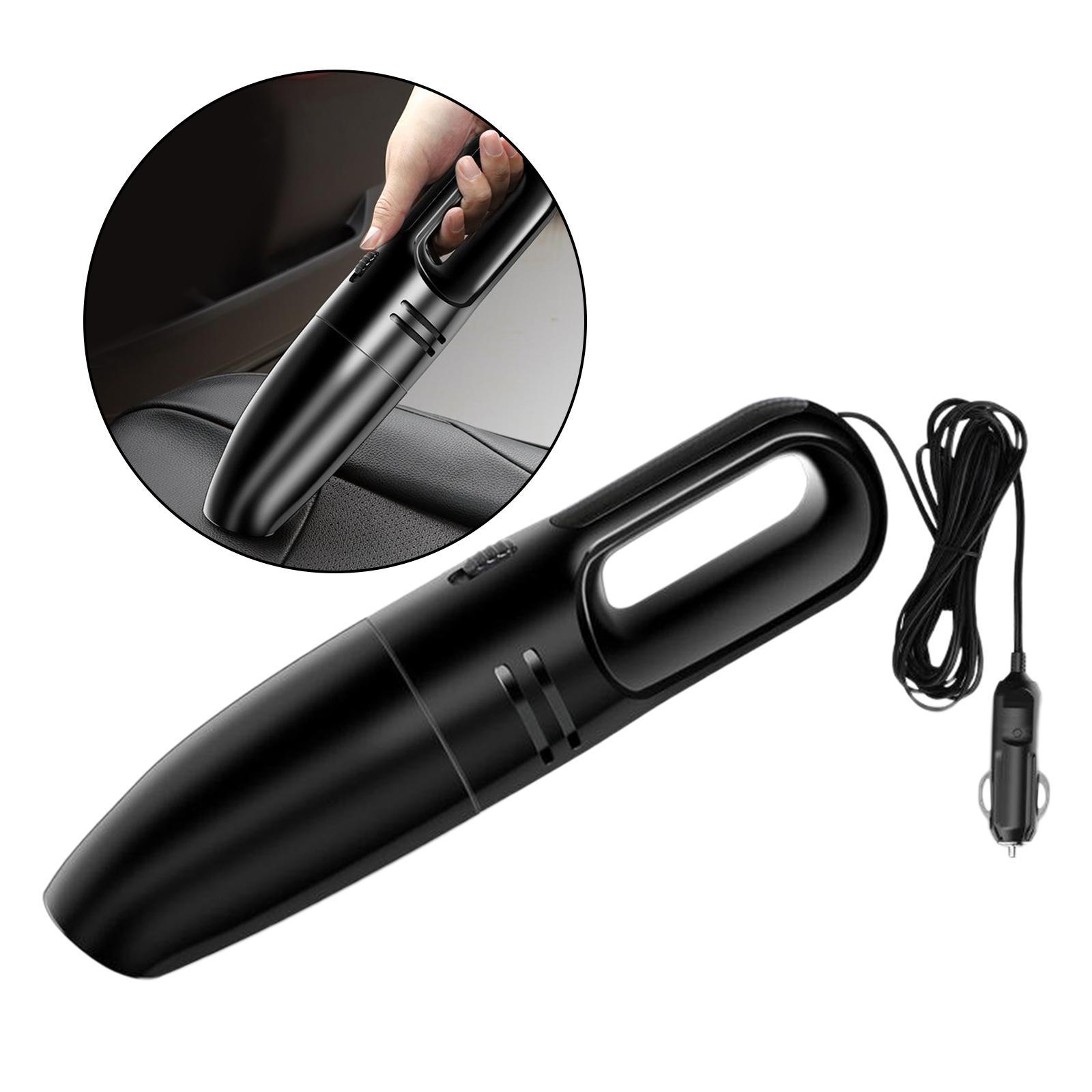 Portable Car Vacuum Cleaner, High Power Corded/Cordless Handheld Vacuum,12V 120W 6000PA for Car Interior Detailing Cleaning