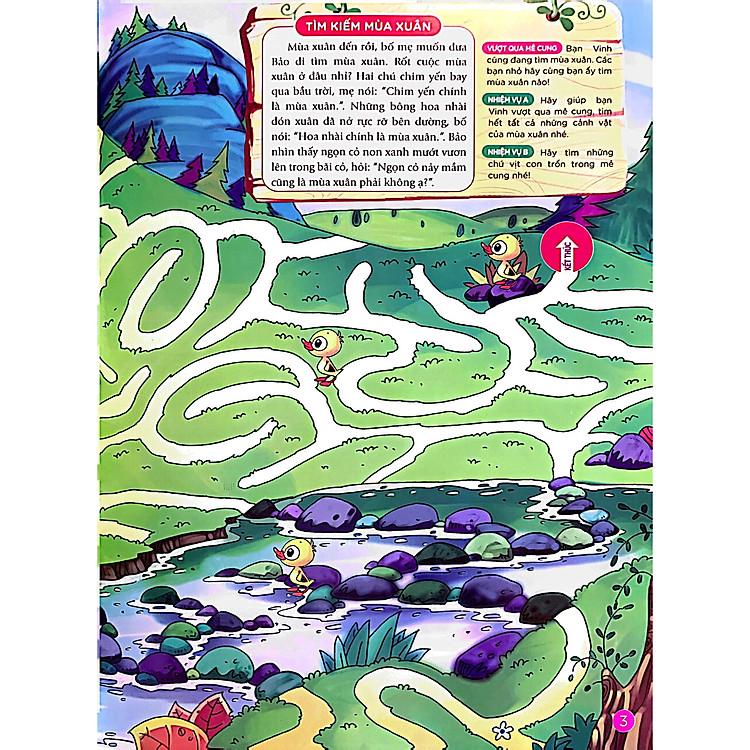 Sách Trò Chơi Mê Cung ( 2 - 8 tuổi)