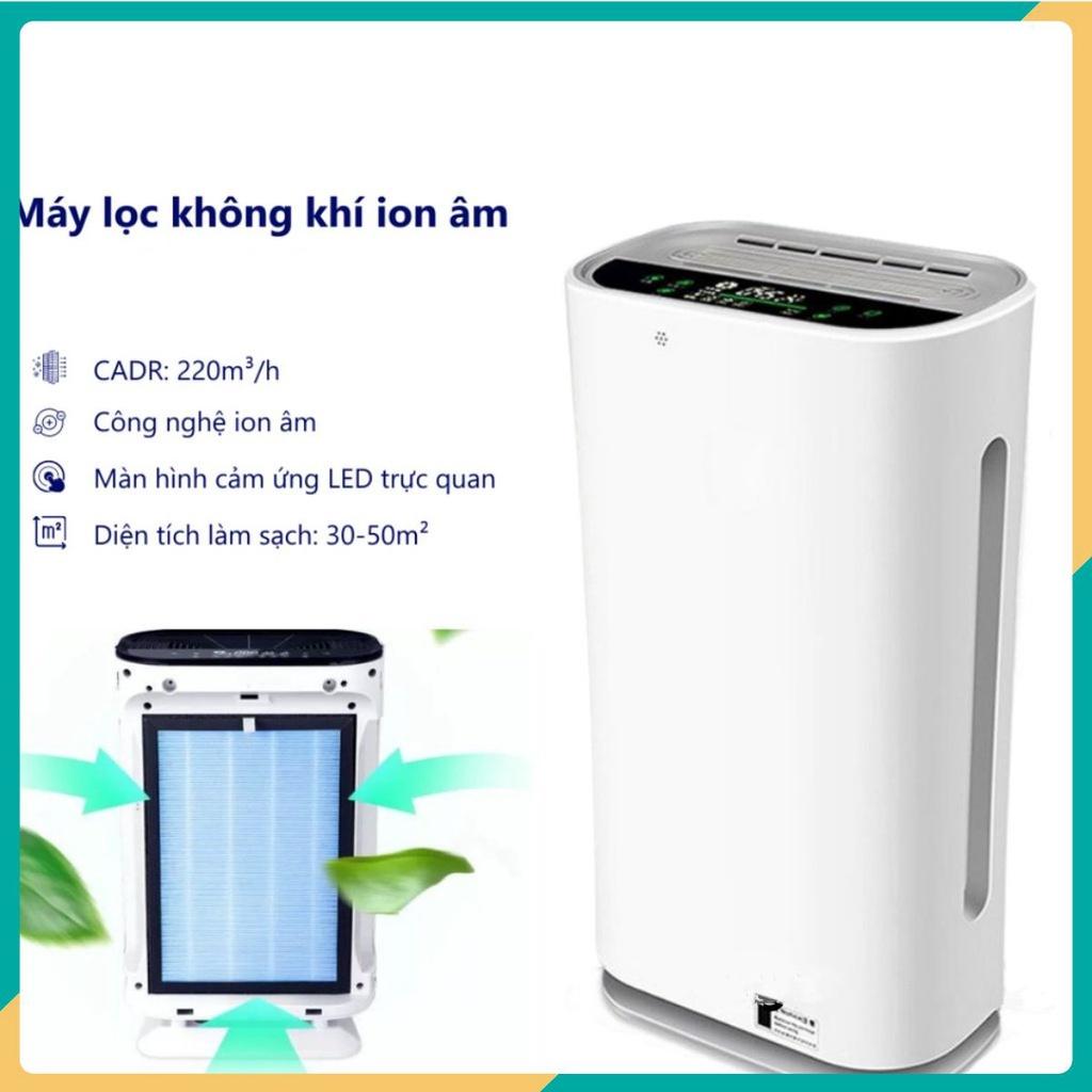 Máy lọc không khí Khử mùi diệt khuẩn công nghệ Hepa tạo ion âm AIR PURIFER cao cấp ️ FREESHIP ️