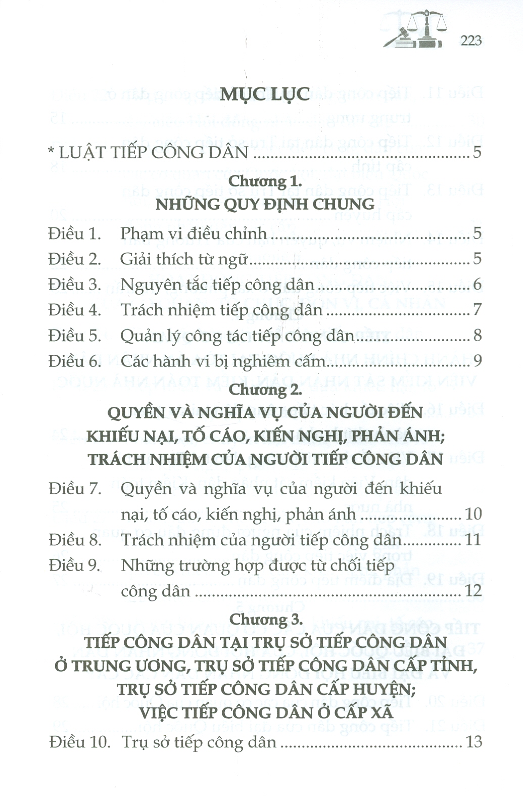 Luật Tiếp Công Dân Và Văn Bản Hướng Dẫn Thi Hành