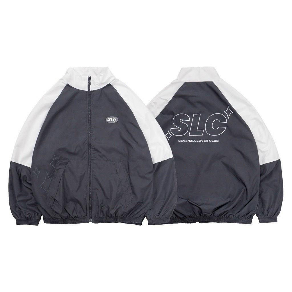 Áo Khoác Dù Vải Gió 2 Lớp Unisex Logo in SLC Sắc Nét Form Rộng Nam Nữ SHOPMAP