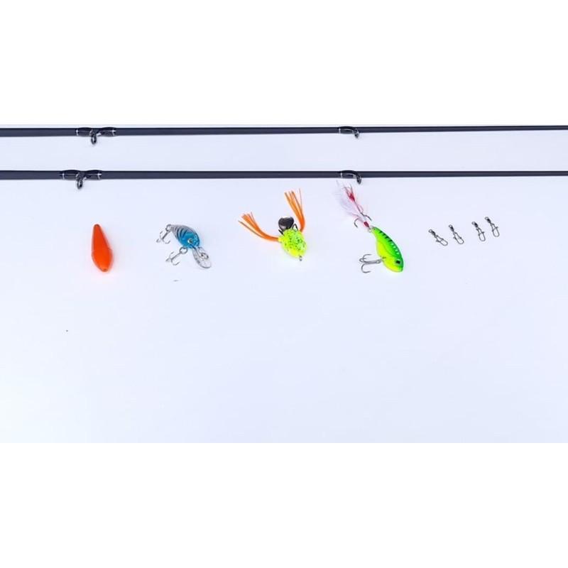 BỘ CẦN LURE MÁY ĐỨNG 2 NGỌN FISHING OF CAT