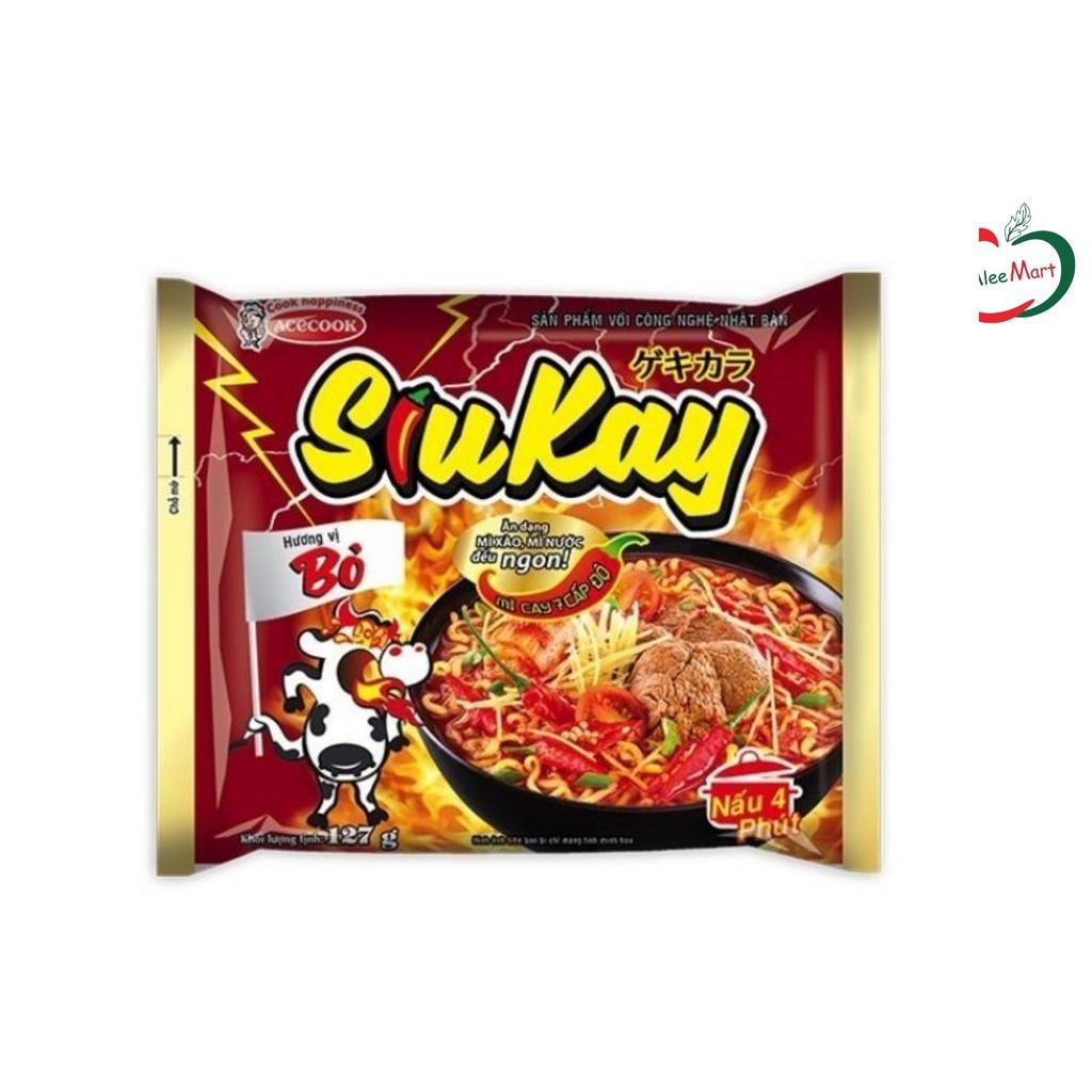 Mì Siukay Bò Gói 127gr - Sản Phẩm Chính Hãng