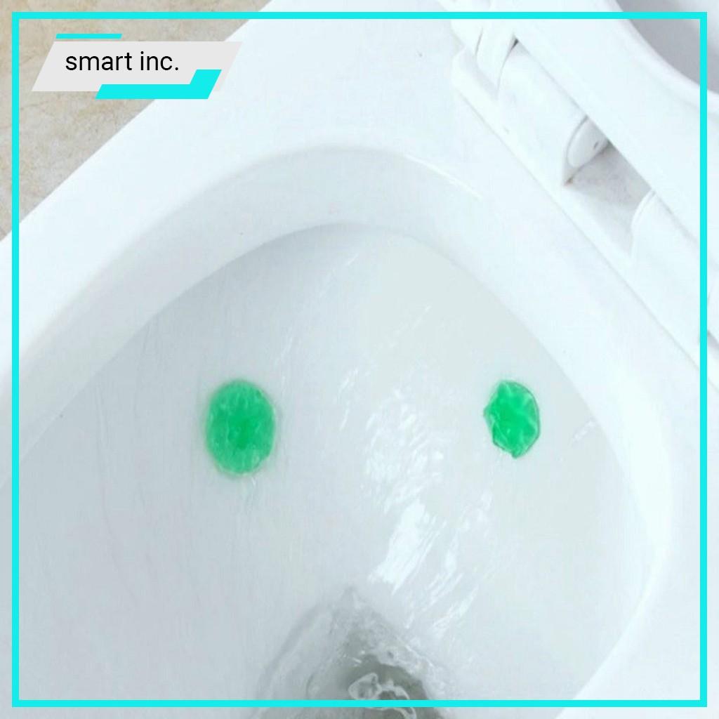 Viên Gel Làm Sạch Ngăn Mùi Chống Hôi Toilet Nhà Vệ Sinh Nước Thuốc Chà Tẩy Rửa Vết Bẩn Bồn Cầu Không Mùi Trắng Sáng