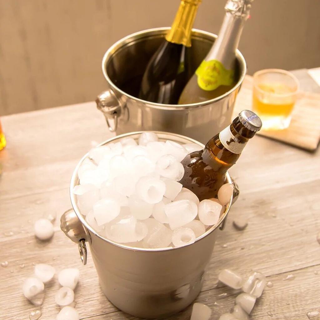 Stainless Steel Ice Bucket Wine Cooler Champagne Cooler Indoor Outdoor L