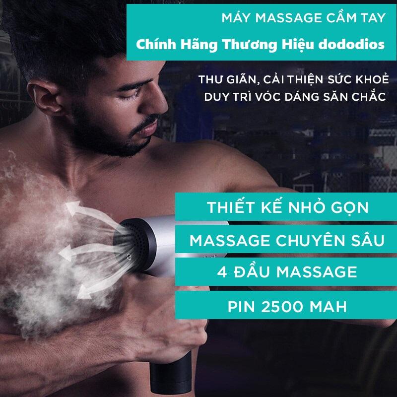 Súng massage cầm tay cao cấp dododios chính hãng mát xa gun bộ máy giãn cơ đấm lưng matxa đau cổ vai gáy mini - Máy Massage Cầm Tay KH-320 - 6 Cấp Độ, Hỗ Trợ Mát Xa Chuyên Sâu, Giảm Đau Cơ, Cứng Khớp, Máy Massage Cầm Tay Cao Cấp KH-720 Máy Massage Cầm Tay