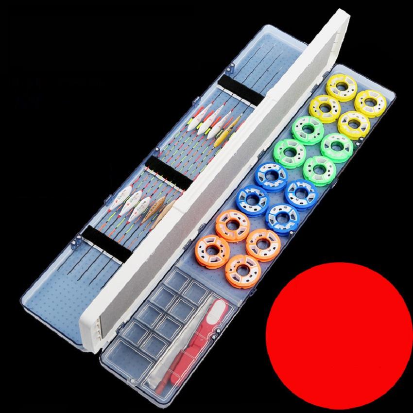 Hộp Đựng Phụ Kiện Câu Đài HPK13 Hộp Đựng Phao Câu Cá ABS Đa Năng Kèm Trục Silicon Cao Cấp