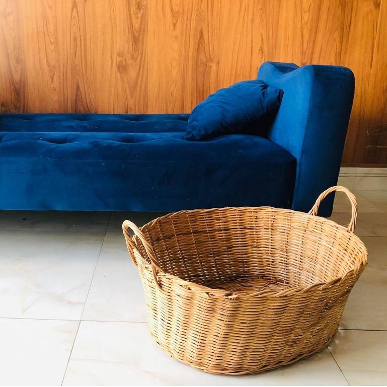 Giỏ mây đựng đồ trang trí