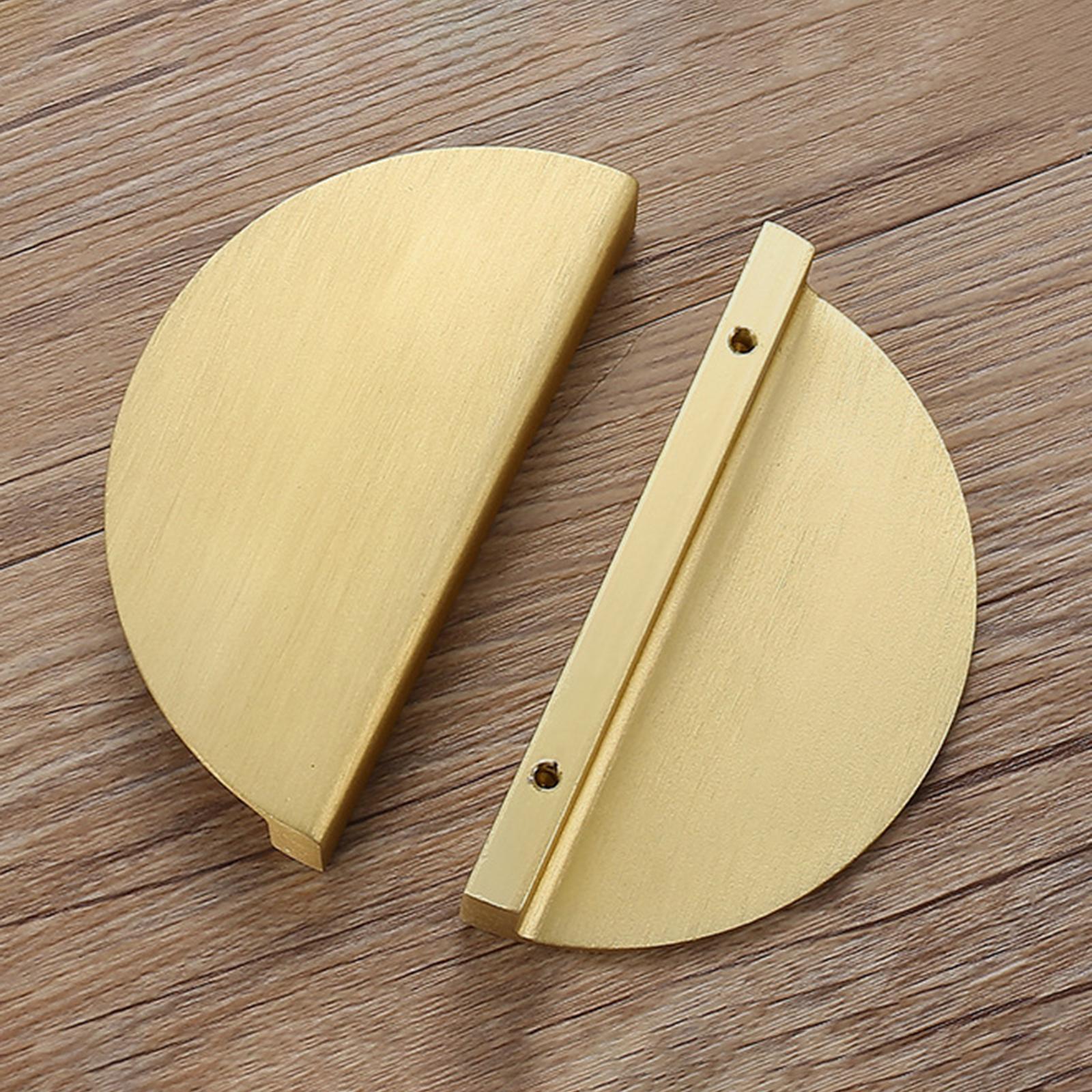 2-5pack Half Moon Pull Cabinet Handle Drawer Pull Knob Kitchen Furniture