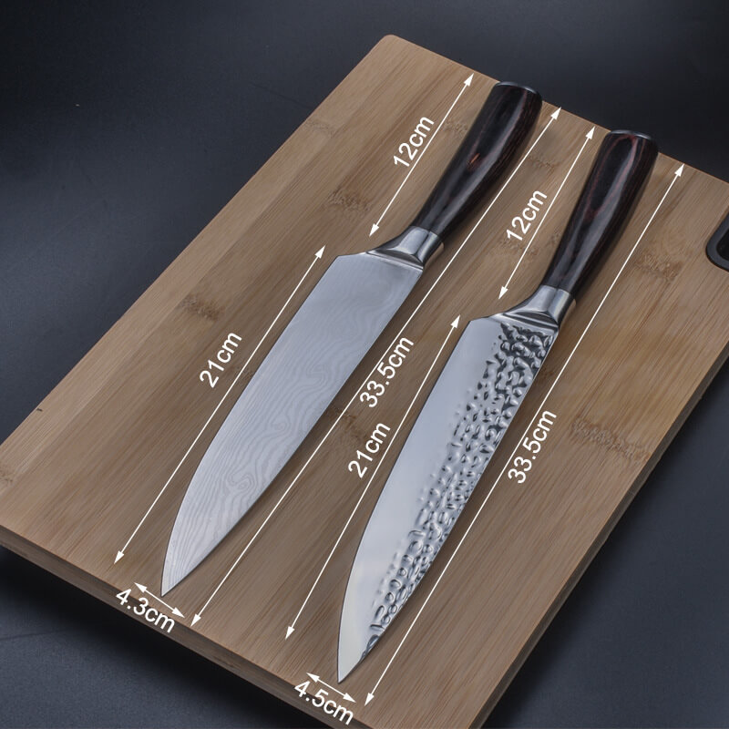 DAO BẾP NHẬT BẢN GYUTO THÉP DAMASCUS MÃ CC3DT119