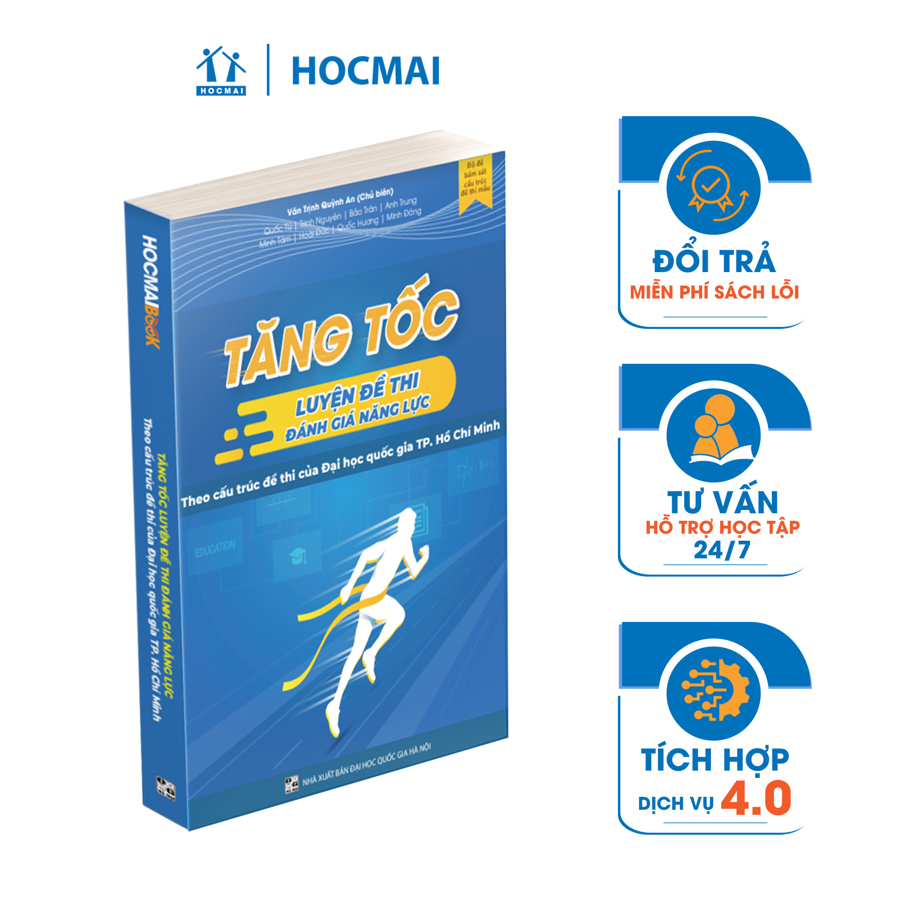 Tăng tốc luyện đề thi Đánh giá năng lực (theo cấu trúc đề thi của Đại học Quốc gia TP. Hồ Chí Minh)