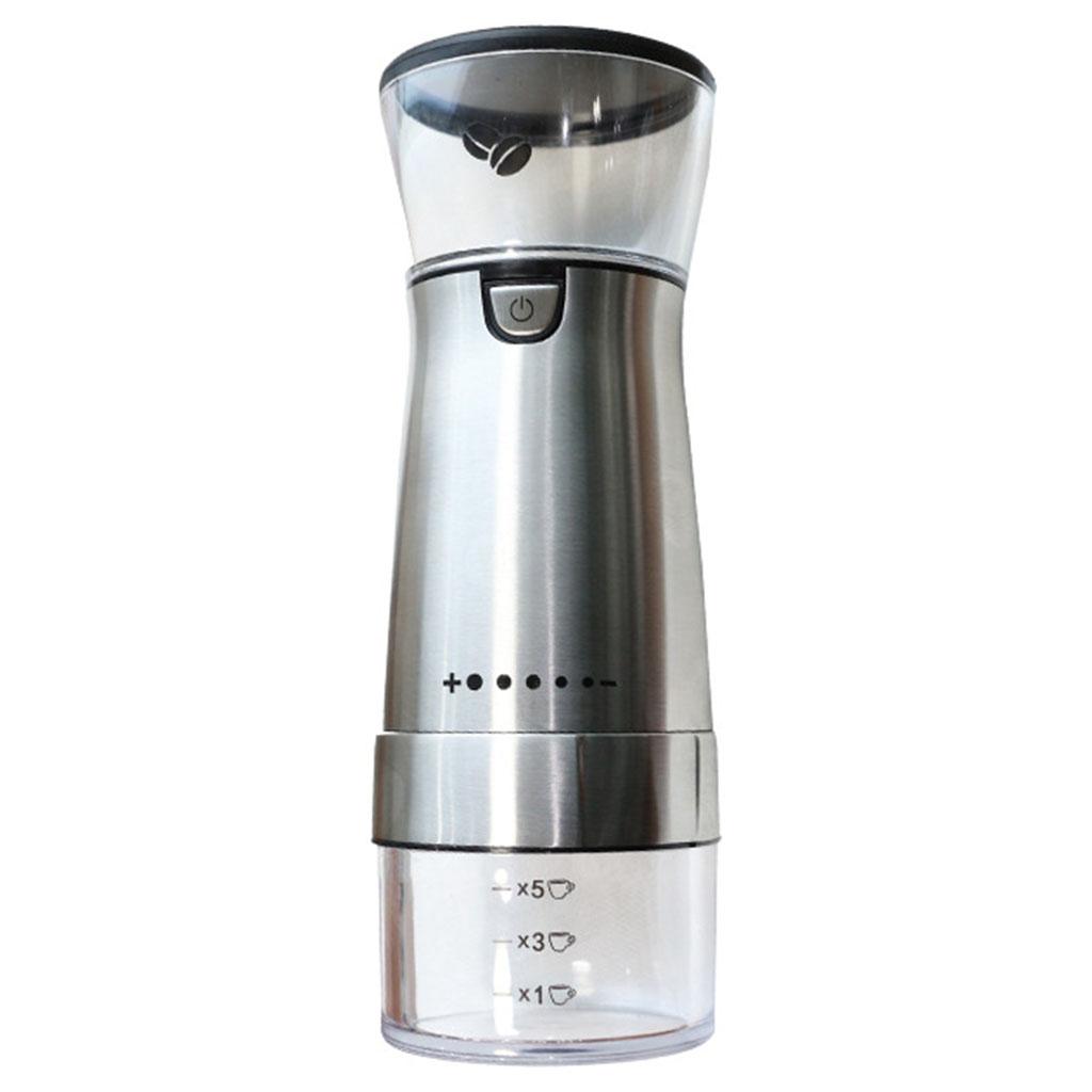 Coffee Grinder 15W, Removable Stainless Steel Electric Grinder for Coffee Bean Spice Seed Nut Herb Pepper