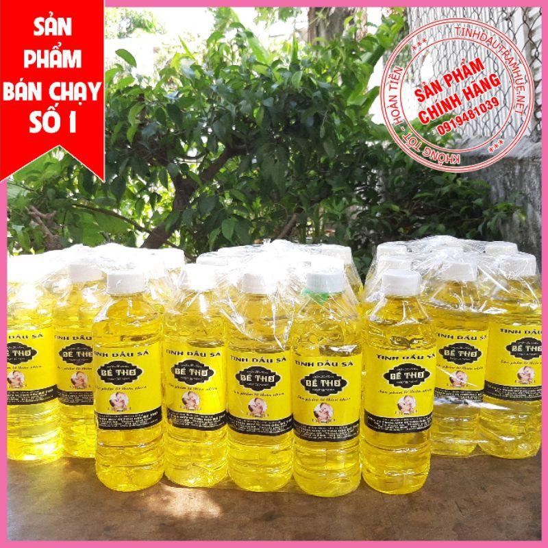 Tinh dầu sả lau nhà nguyên chất 500ml (nửa lít) có tác dụng đuổi muỗi cực hiệu quả