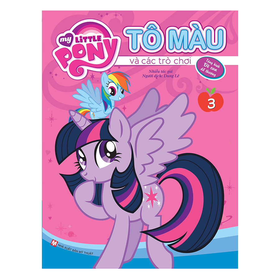 Combo: Pony Tô Màu Có Đề Can (Bộ 3 Cuốn)