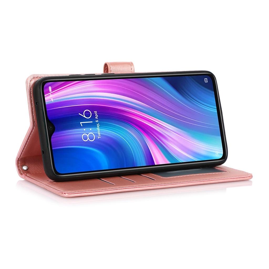 Ốp điện thoại TPU da hai trong một cho Xiaomi Redmi Note 8 Pro Redmi Note 9 Pro Max Redmi Note 9S Redmi 9C Redmi 9A