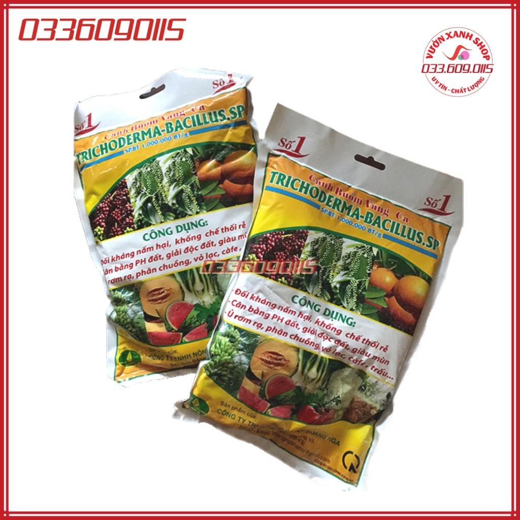 Set 2 Túi - 1 kg/túi Chế phẩm sinh học Trichoderma - chuyên ủ phân chuồng, phân hữu cơ, hạn chế nấm đất