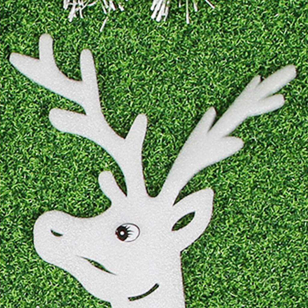 Merry Christmas Foam Deer Elk Christmas Decoration Christmas Home Window DIY