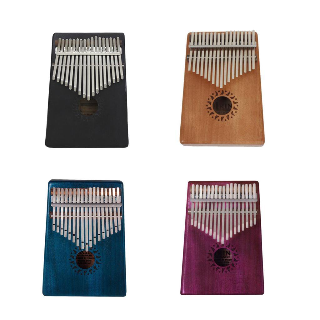 17 Key  Mbira Finger Percussion Thumb Piano with Storage Case