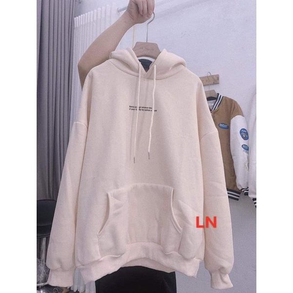 Áo hoodie 2 dòng chữ nhỏ TH6