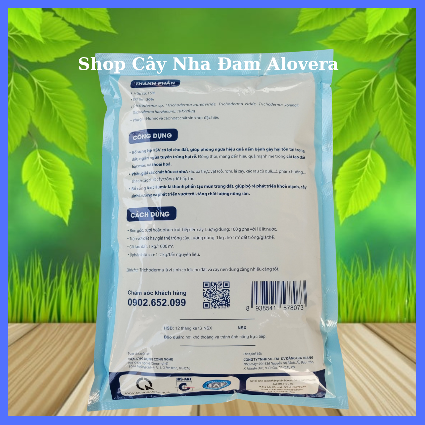 Chế Phẩm TRICHODERMA Plus Cao Cấp Chuyên Ủ Phân Hữu Cơ Cho Mọi Cây Trồng