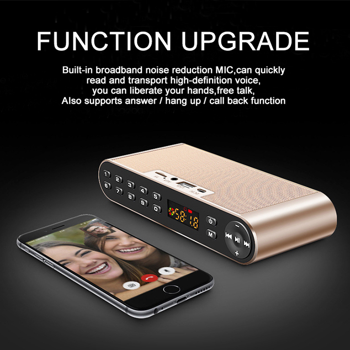 Loa Nghe Nhạc Bluetooth AIDU Hifi Q8 Chính Hãng