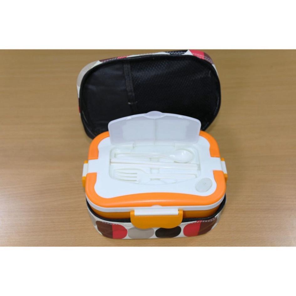 Hộp Đựng Cơm Văn Phòng - Hộp Đựng Cơm Cắm Điện Hâm Nóng - Hộp Đựng Cơm Giữ Nhiệt Cao Cấp, Tặng Kèm Túi Đựng, Đũa, Thìa