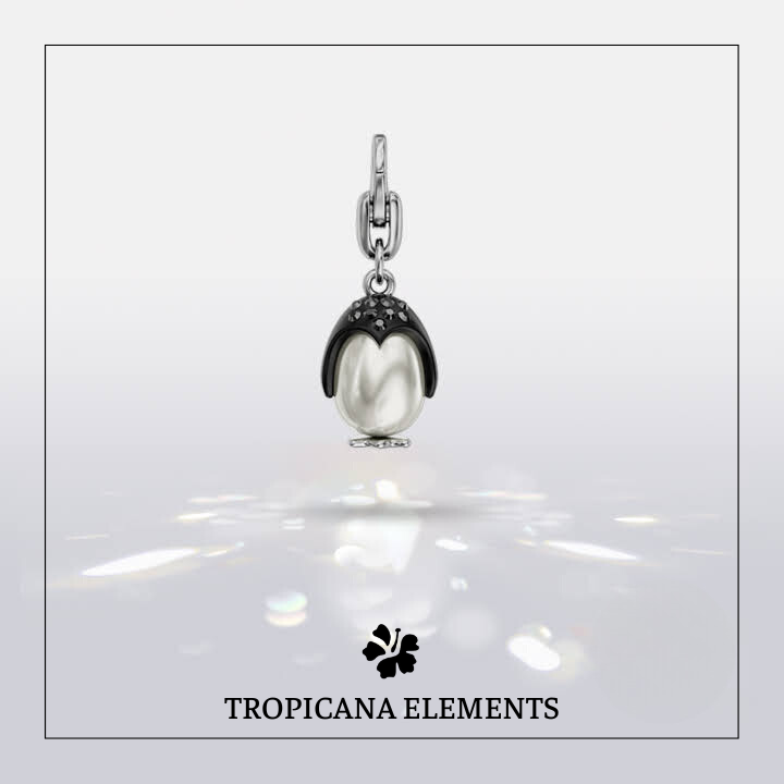 Vòng Tay Tropicana Phối Charm Swarovski Chim Cánh Cụt