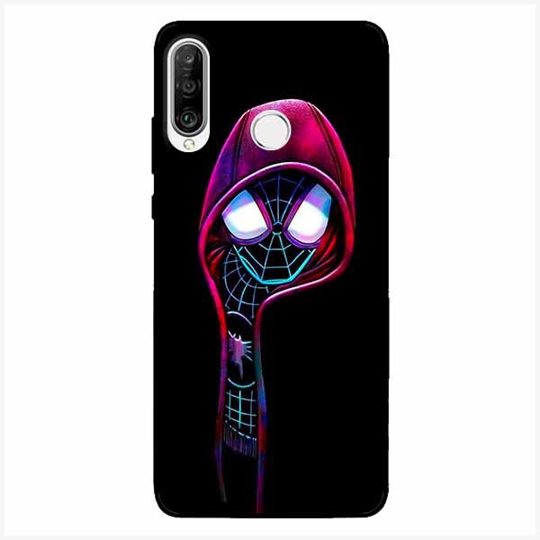 Ốp lưng in cho Huawei P30 Lite Nhện Đen