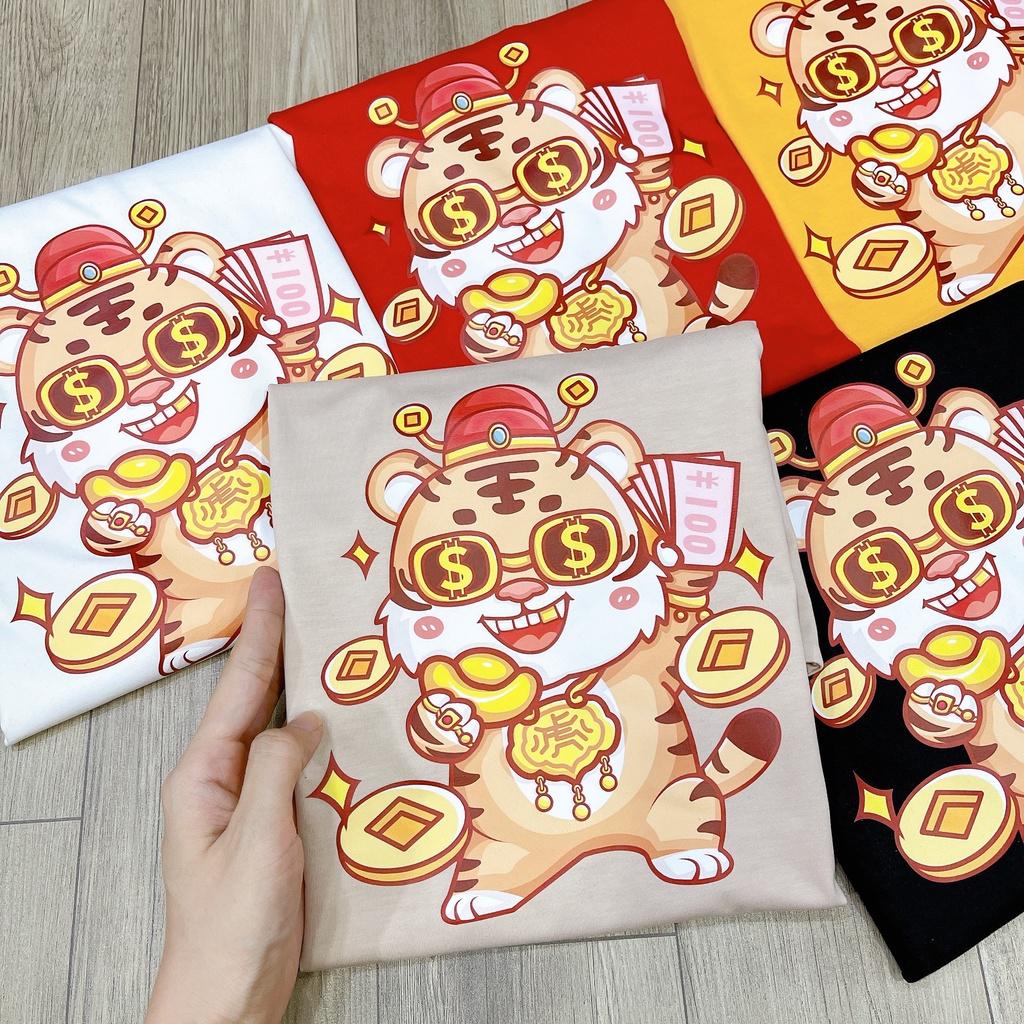 Áo Thun Tay Ngắn Unisex Đủ Size M L XL - TẾT NHÂM DẦN 2022