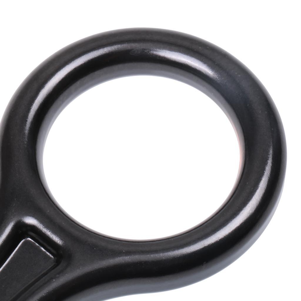 2pcs Safety Climbing Outdoor Rescue Figure 8 Belay Device Rappel Descender