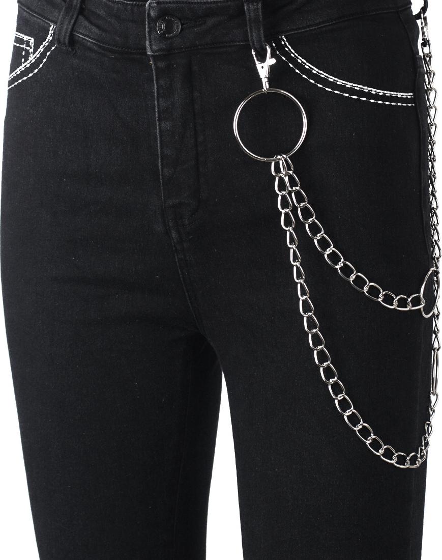 Xích quần 3 tầng đan vòng phụ kiện unisex
