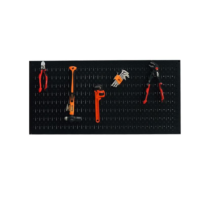 Vách lưới pegboard treo tường màu Đen + Phụ kiện