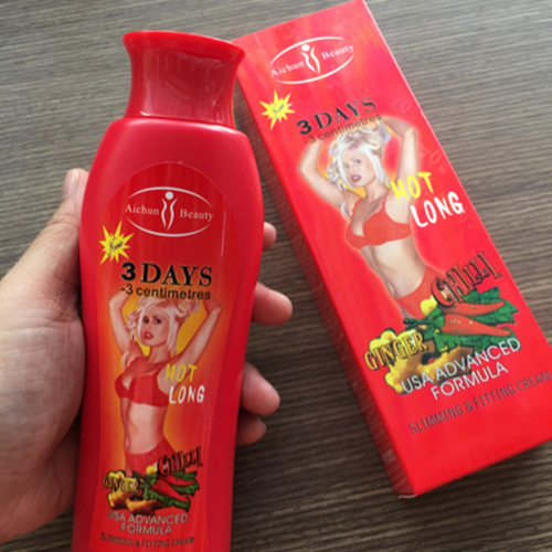 Kem massage tan mỡ bụng Gừng Ớt Slimming & Fitting Cream 200g